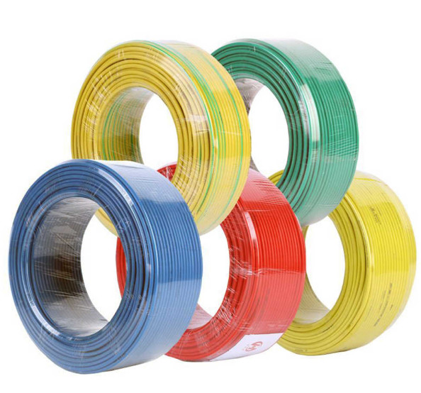 Дом провода bv/bvr 1,5 mm 2.5mm 4mm 6mm 10mm HPLE PVCcopper связывая проволокой красный цвет одиночного провода с сердечником электрического кабеля черный белый