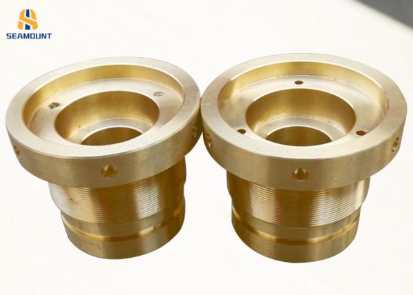 Threaded Flanged Bronze Bushings Crusher Machine Parts With Long Life