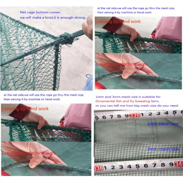 Knotless Hdpe Aquaculture Seabass Culture Fishing Cage Making Machine