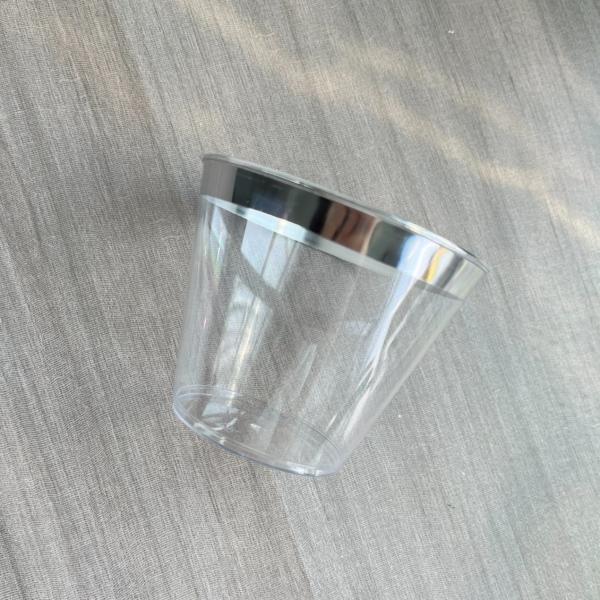 Custom Party Takeaway Dessert Clear Cup Plastic Disposable Cup US Currency Return refunds