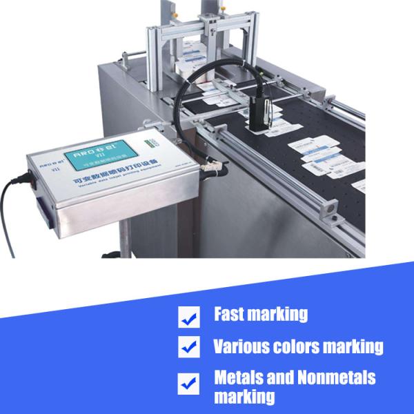 Expiration Date Batch Number Inkjet Coding Machine High Performance Logo Printing