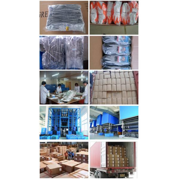 10 перчаток хлопка работы датчиков 50grams естественных белых