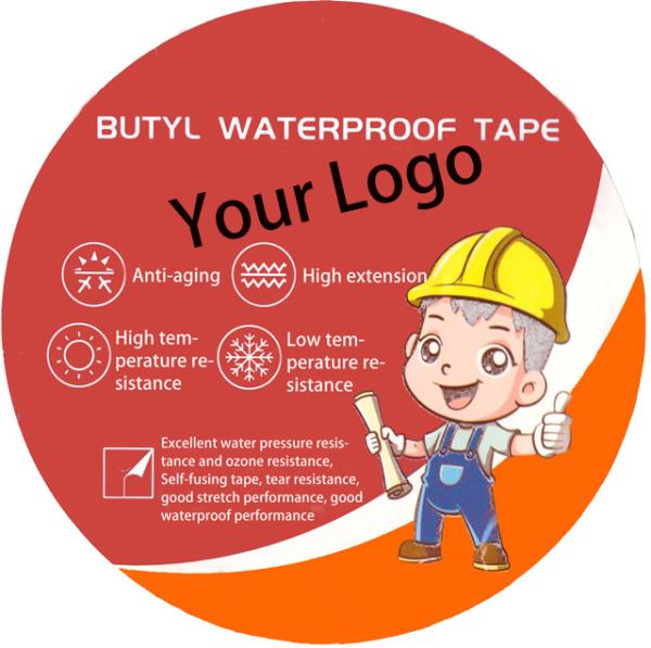 Waterproof Car Roof Aluminum Foil Self-adhesive Bitumen Tape for Roof Crack Repair