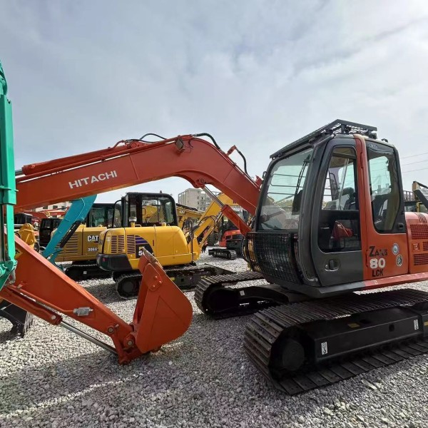 Premium Used Hitachi Excavator ZX80 8Ton Crawler For Heavy Duty Construction