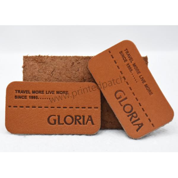 Логотип кожаного товарного знака Debossed горячий проштемпелеванный для джинсов парня