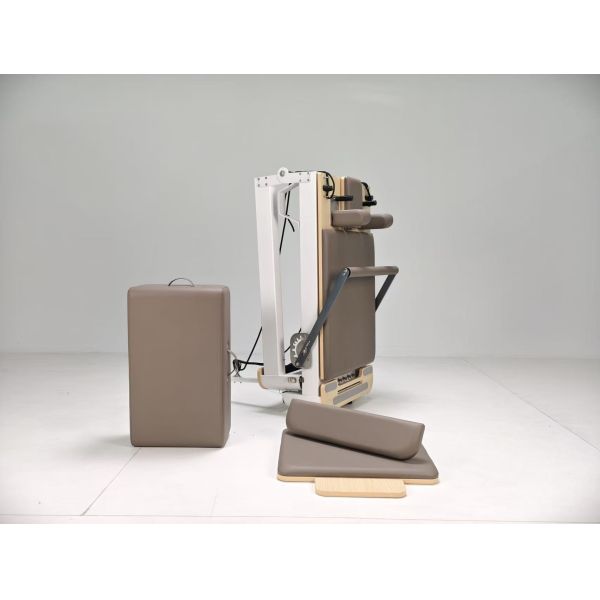 Pec Fold Aluminum Reformer U+PL019S Space Saving Rolling Ergonomic Cushioned