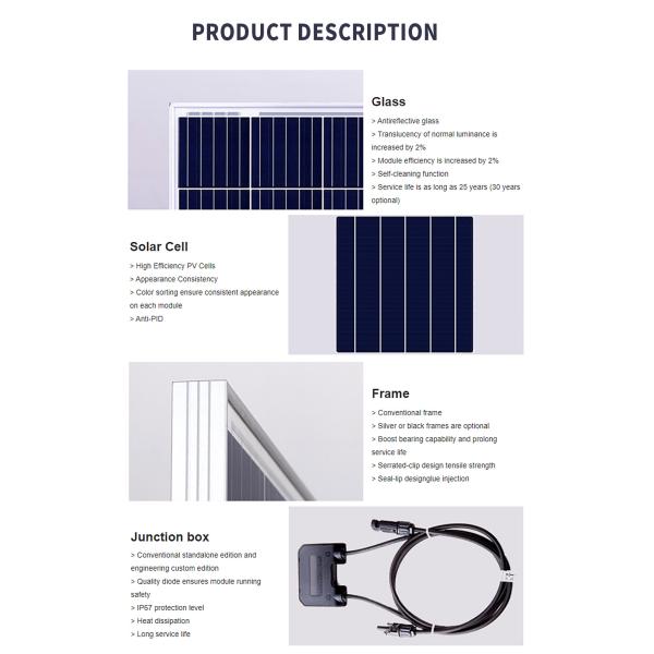 Хорошая стабильность Солнечная панель Mono Perc 9bb PV панель 430W-540W фотоэлектрическая панель/солнечный модуль