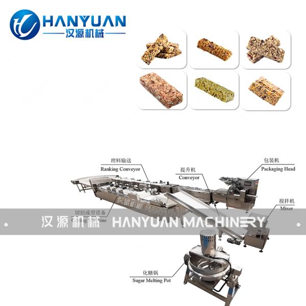 Accurate Automatic Crispy Cereal Bar Processing Line