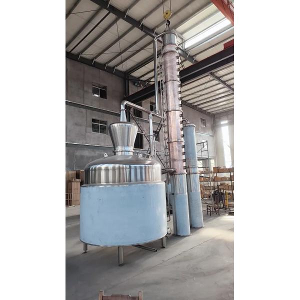 Customized Restaurant Distillery Equipment 500L 600L 1000L 2000L Copper Distillation