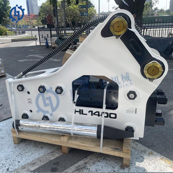 HL1400 SB81 SB70 SY245H YC260LC-8 SK260LC-8 LG992 YC230LC-8 SY235C-8 Martillo hidráulico rompedor de roca tipo abierto triangular, peso para excavadoras de 22T, 23 t, 24T, 25T, 26T