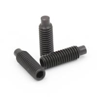 Steel Material Black Zinc Hex Socket Half Dog Point Grub Screw for Precise Fastening