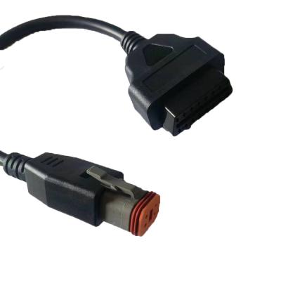 ODM OBD2 Motorcycle Control Cables 4 Pin For Automotive Industries