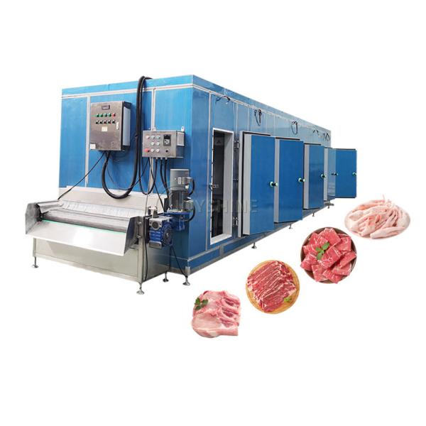 Máquina de congelação rápida de alimentos 220V 380V congelador de explosão pequeno congelador de túnel IQF