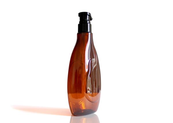 PP Plastic Pump Amber Lotion Bottles / PET Baby Shampoo Bottle 500ml