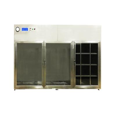 O armário HEPA do vestuário da sala de limpeza do fluxo laminar filtra o vestuário de aço inoxidável