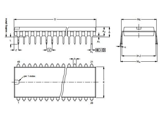 Integrated Circuit Chip 5 V, 3.3 V and 2.5 V UART with 16-byte FIFOs  SC16C550BIB4  SOP