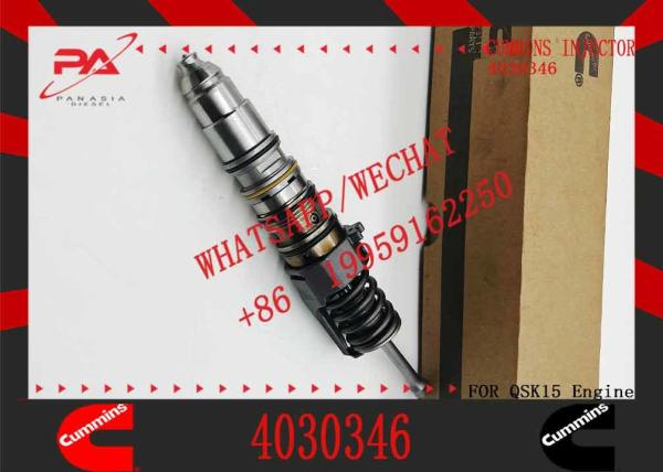 Huida Cummins 3977327 4030346 4062568 4076533 inyector para el motor diésel de Cummins QSX15 ISX15 X15
