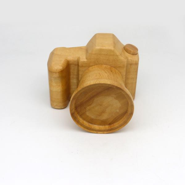 Cadeau créatif Jouets de caméra en bois mignons Ornements créatifs pour enfants