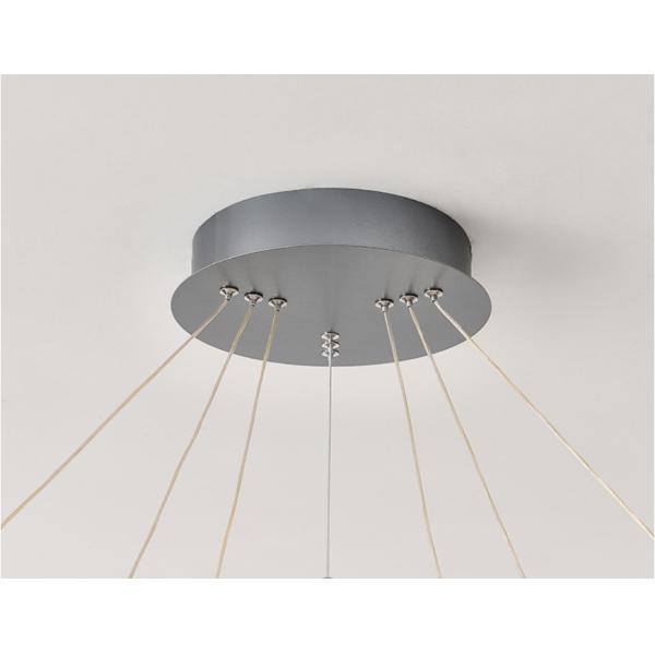 Полирующий металл материал LED современный круглый люстра 20 - 30м2