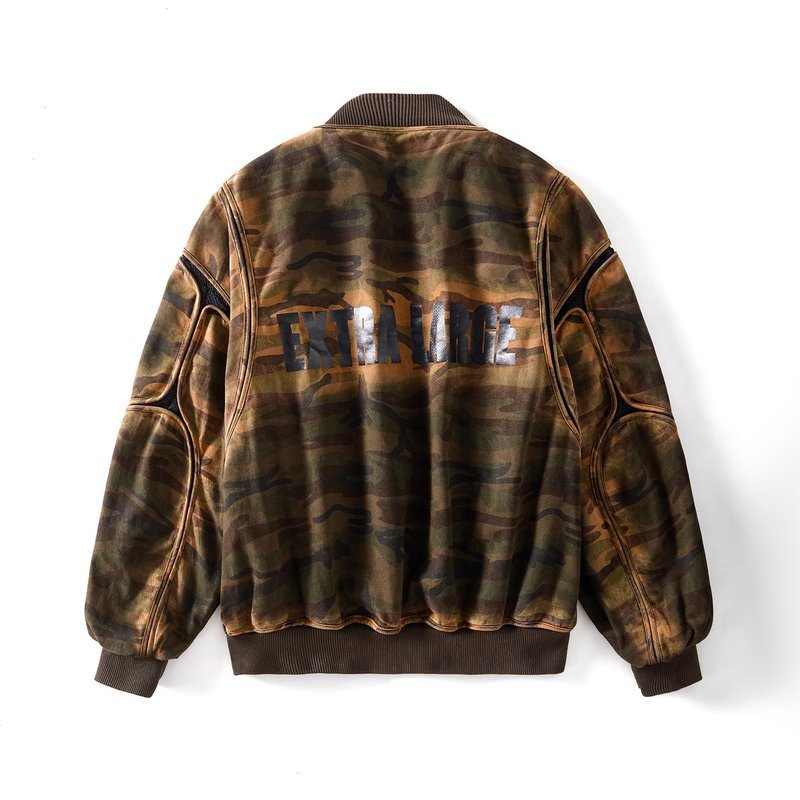 Round Neck Army Green Round Neck Ribbed Hem varsity jacket wholesale distributor Cotton 100% Long Sleeve Custom (YY-632)