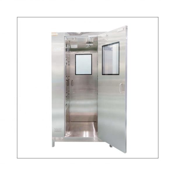 Double People Laboratory Air Shower Room Coated Steel Manual Cleanroom Door