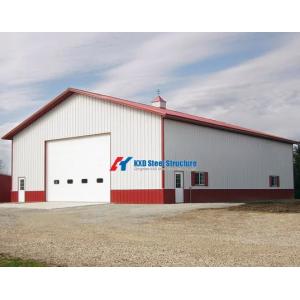Galvanized Light Construction Steel Structure Prefabricated With Convenient Transportation