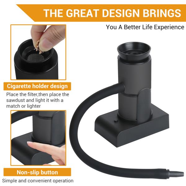 Plastic Utensils and Handheld Smoke Generator for Smoke Generation in Molecular Cuisine