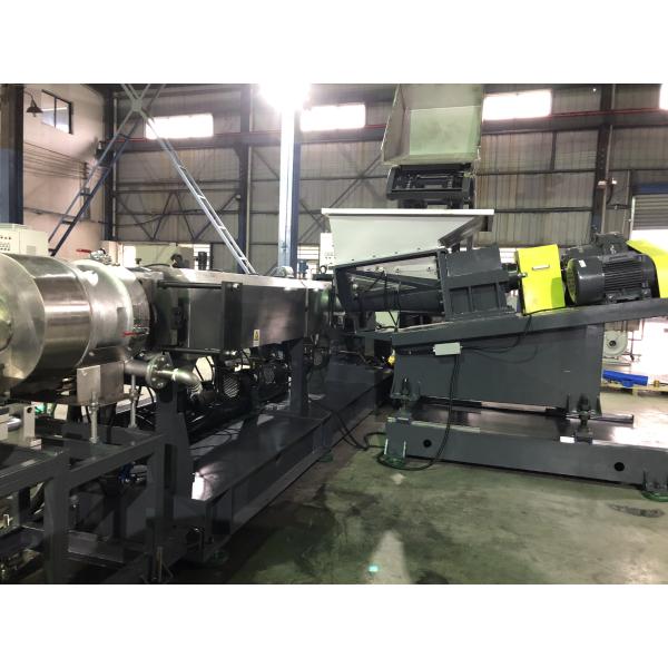 Plastic Recycling Single Screw Extrusion Line With Water Ring Pelletizing System