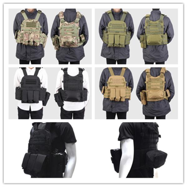 600D MOLLE Tactical Vest Camouflage Nylon Multi Functional 1.1kg