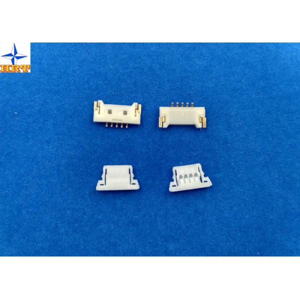 1.25mm Pitch usb Circuit Board Wire Connectors With Lock Structure PA66 / LCP Material