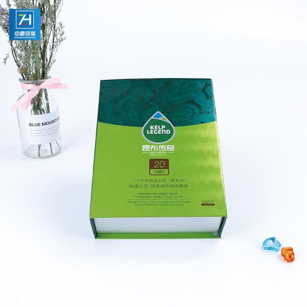 Recyclable Spot UV 0.5kg Hair Dye Cosmetic Gift Box Packaging