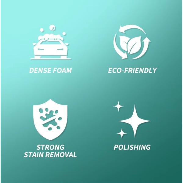 Productos de limpieza de automóviles biodegradables