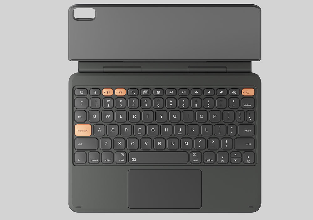 Laudtec Aluminum Magic Keyboard for Apple Magnetic Key Board Customize Language Layout for iPad Pro 11 13 Pouce M4 M5 Pbk350 Wholesale OEM/ODM/Private Label