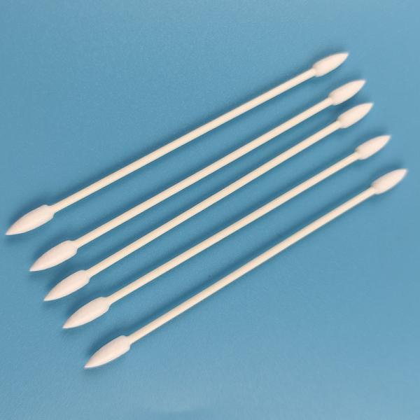o dobro de papel amigável da vara de 3mm Eco apontou o cotonete de algodão cosmético dos Qtips para a remoção da composição