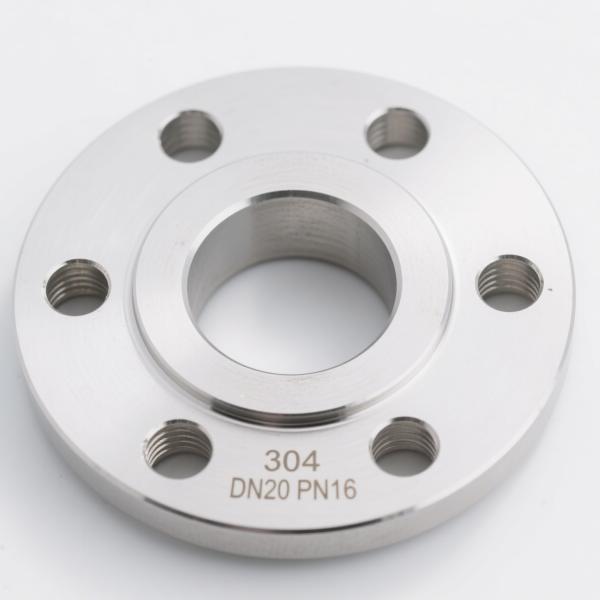 Round Stainless Steel flat Flange , SS304 SS316 Flange