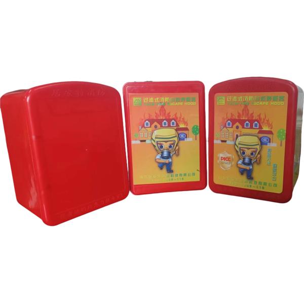 Фильтрный тип противопожарной самоспасательной маски, дымовой аппарат для самоспасания от дыма, противопожарная маска для семейных гостиниц