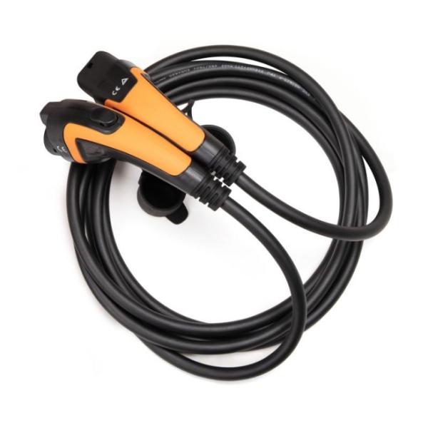 тип 1 кабеля режима 3 электрического автомобиля зарядного кабеля типа 1 32A 7.4kW к типу 2