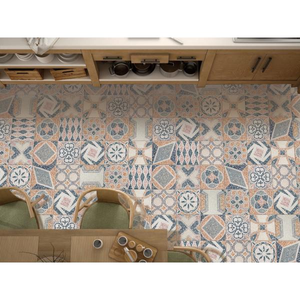 Устойчивая к износу 250x250 мм керамическая деревенская плитка W.A 6% для гостиной и антибактериальная стена и напольная плитка для ванной