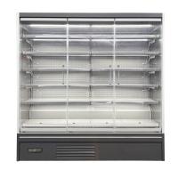 R290 réfrigérant - réfrigérateurs ouverts pour magasins avec étagères en plexiglas