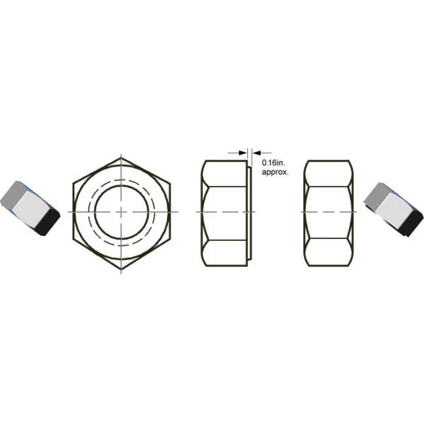 Nickel Alloy Threaded Stud Bolt UNS N06600 Inconel 600 Cold Galvanized Surface
