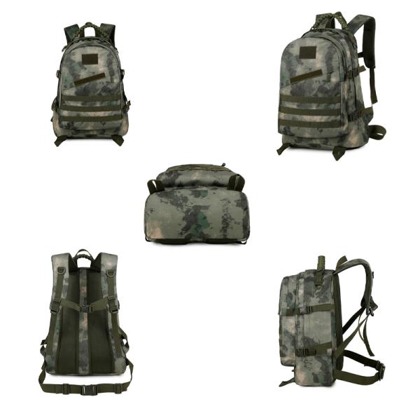 OEM Logo Unisex Mochilas de excursión tácticas 45L Bolsa de gimnasia Mochila multifuncional