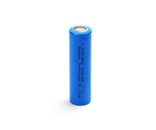 Перезаряжаемые батарея лития ICR18650 3,7 v 2000mAh непахучая