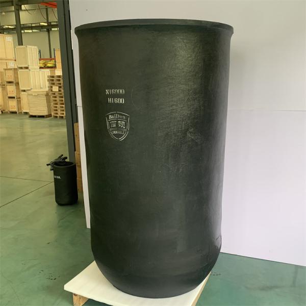 Прямая цилиндрическая индукционная печь, плавильная металлическая емкость, термоупорность