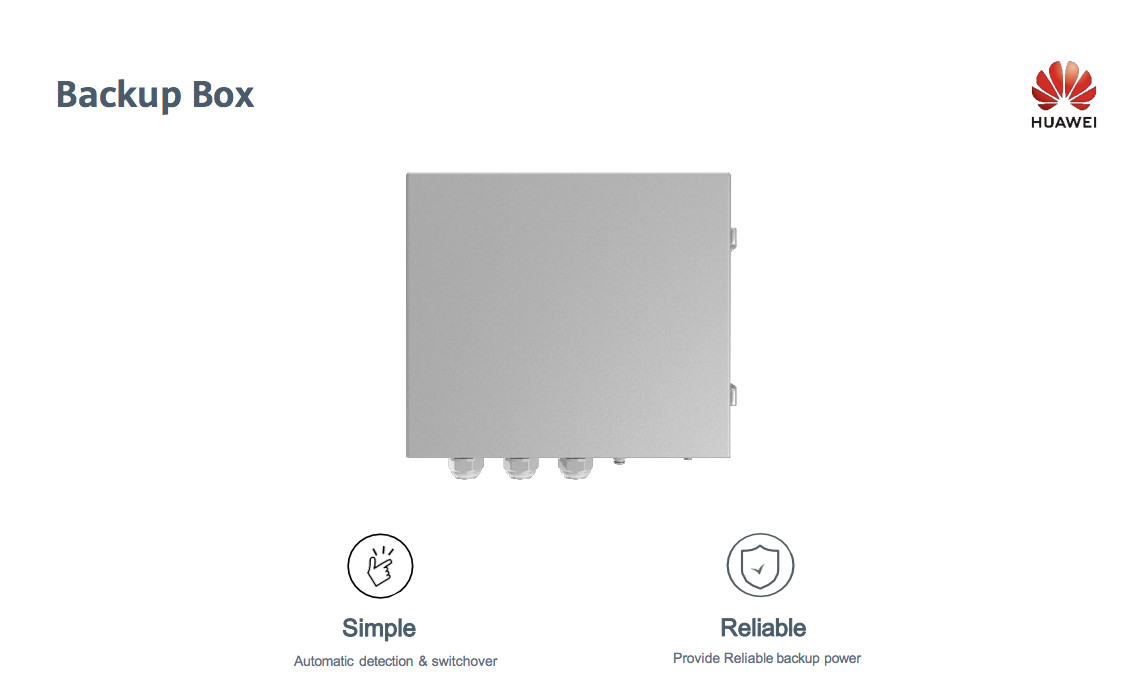 солнечная резервная солнечная система Huawei BOX-B1 коробки 600v одиночная трехфазная гибридная