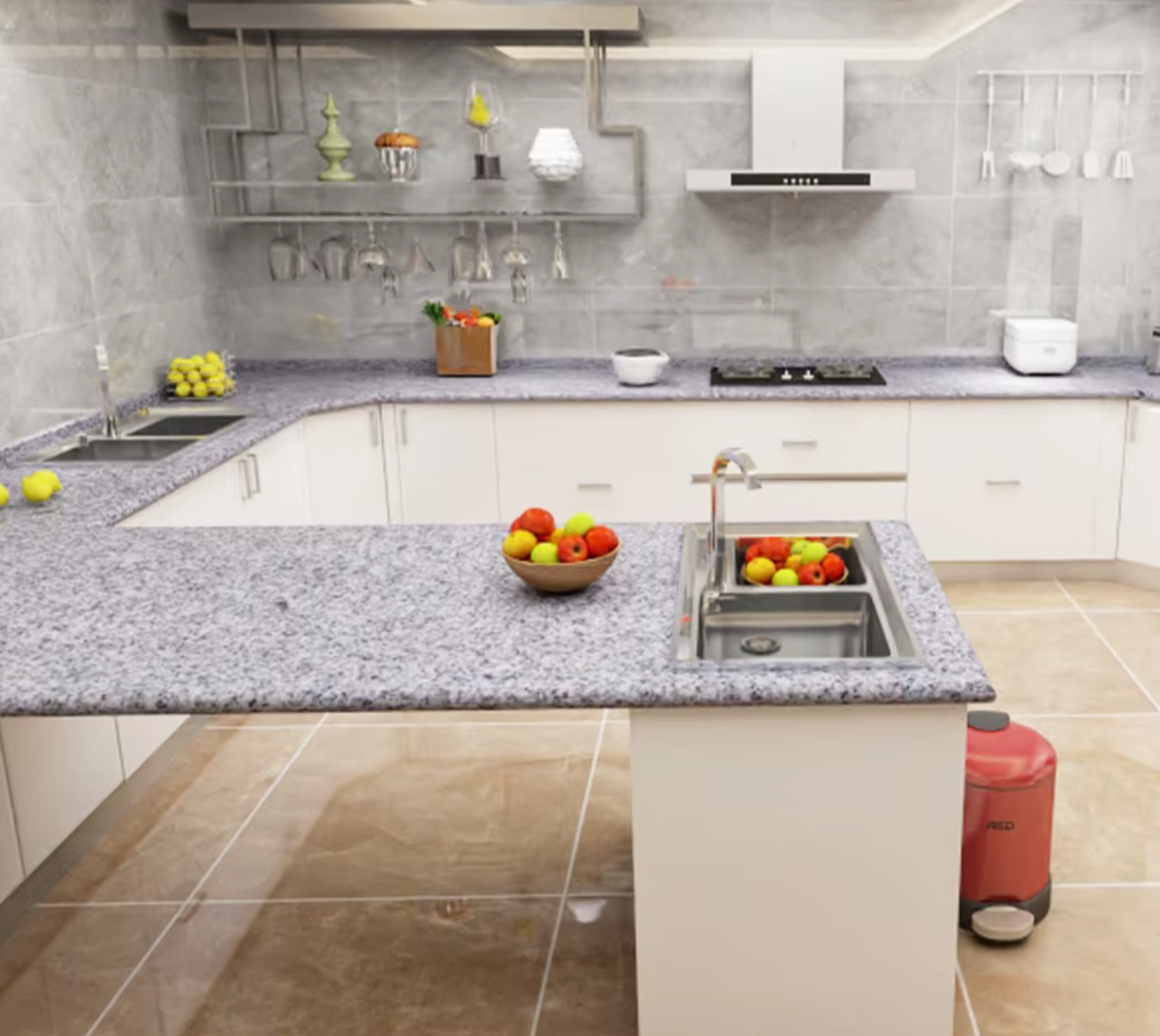 China Granite Slabs Grey Cheap Polished Granite Stones Granite Slab Tiles for Decoration