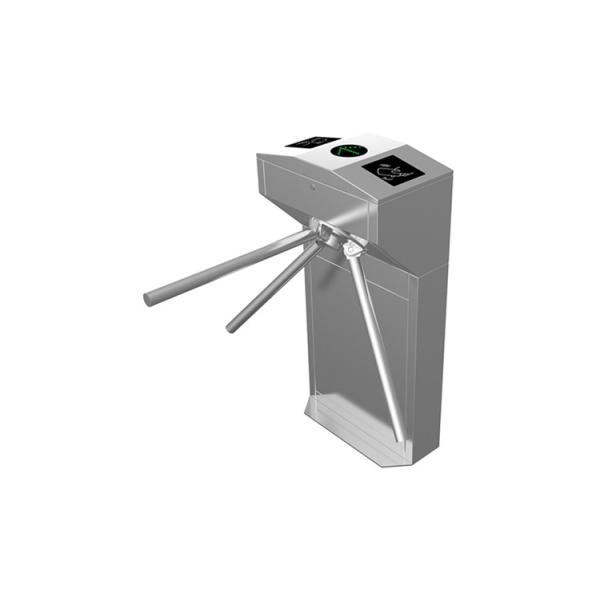 縦の三脚の半分の高さの回転木戸のバー コード リーダーのカード読取り装置の切符の解決