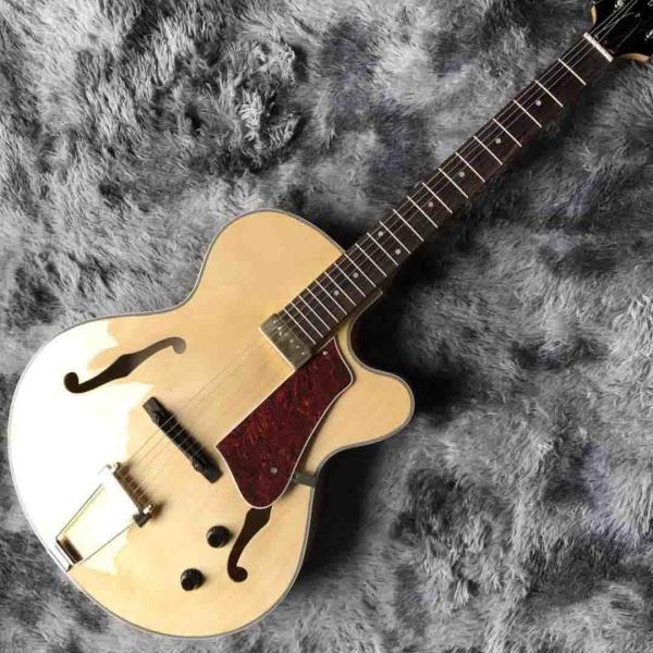 2020 New Godin Style Model Custom Grand 5th Avenue Jazz Electric Guitar in Natural
