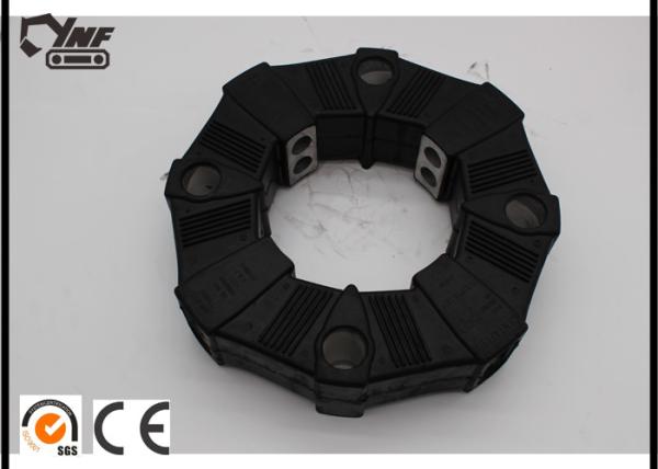 YNF 250A / 250AS Black Flexible Rubber Shaft Coupling For Excavator Spare Parts