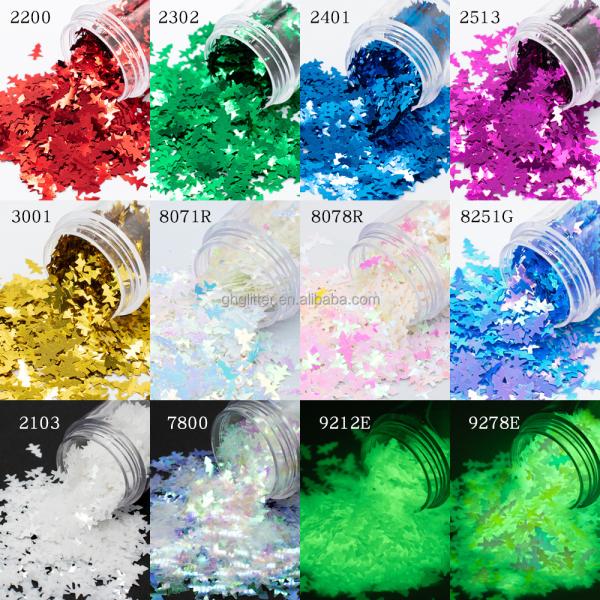 Red Loose Makeup Chunky PET Glitter Powder Bulk For Christmas Tree Decoration