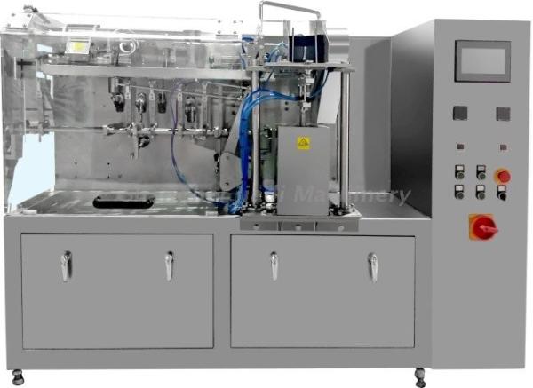 Doypack Spout Pouch Packing Machine , Spout Pouch Filling Machine Weight 3800kg